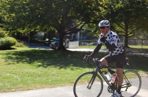 Ben Shein pedaling for cancer 